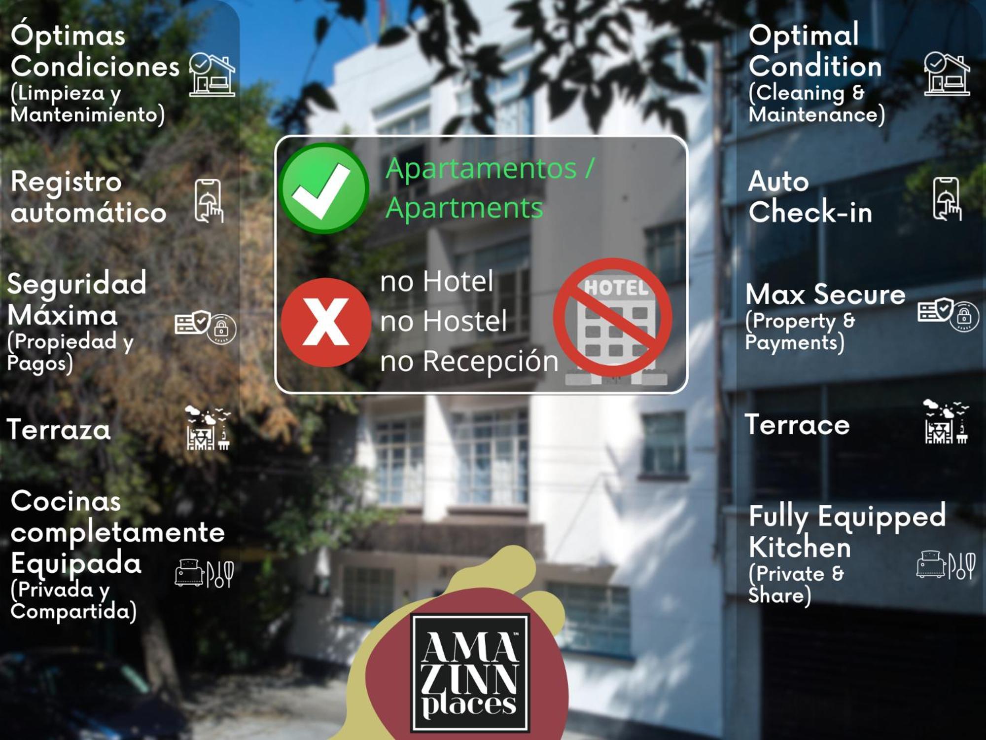 Amazinn Places La Condesa Roma Mexikóváros Kültér fotó