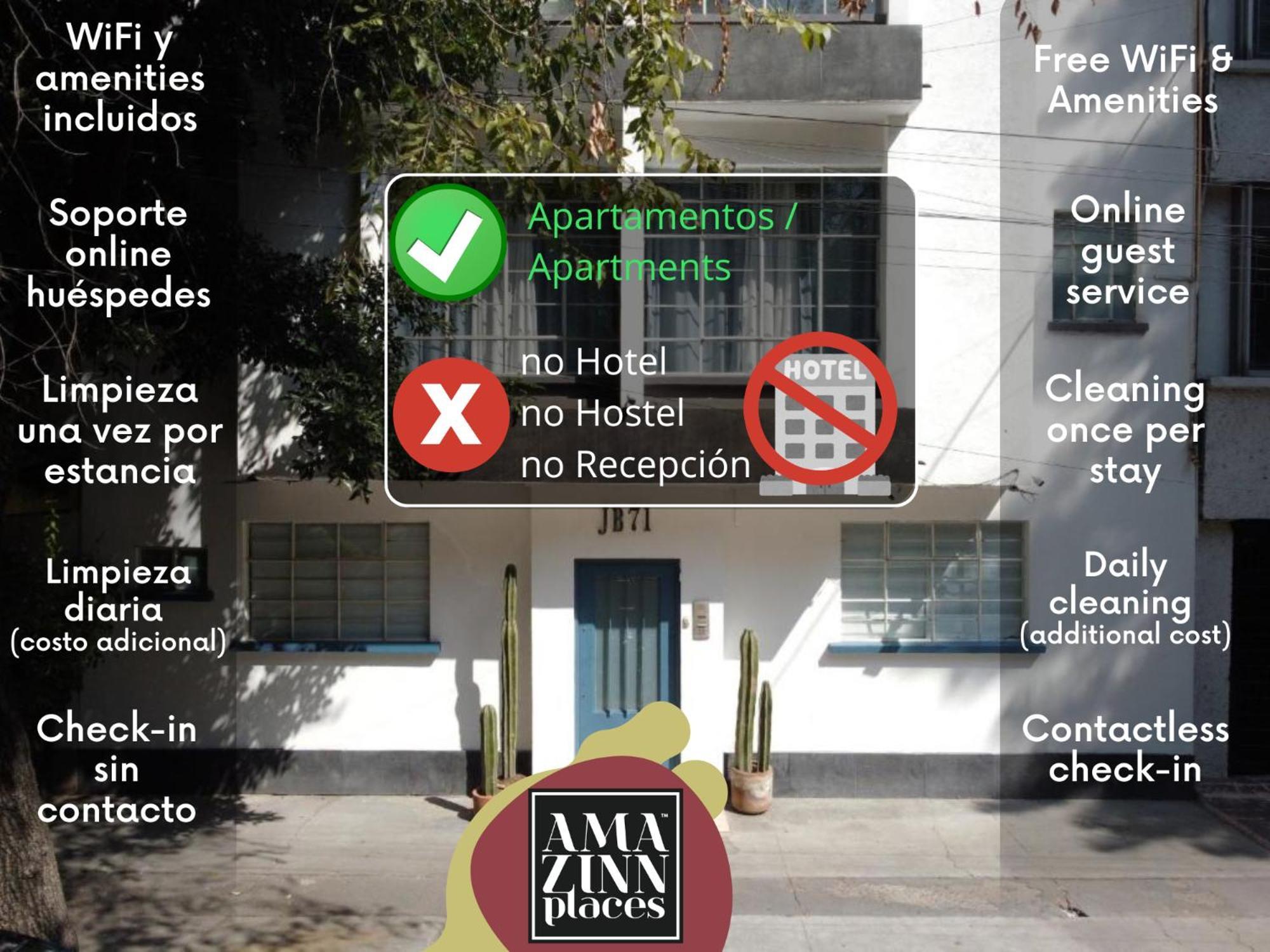 Amazinn Places La Condesa Roma Mexikóváros Kültér fotó